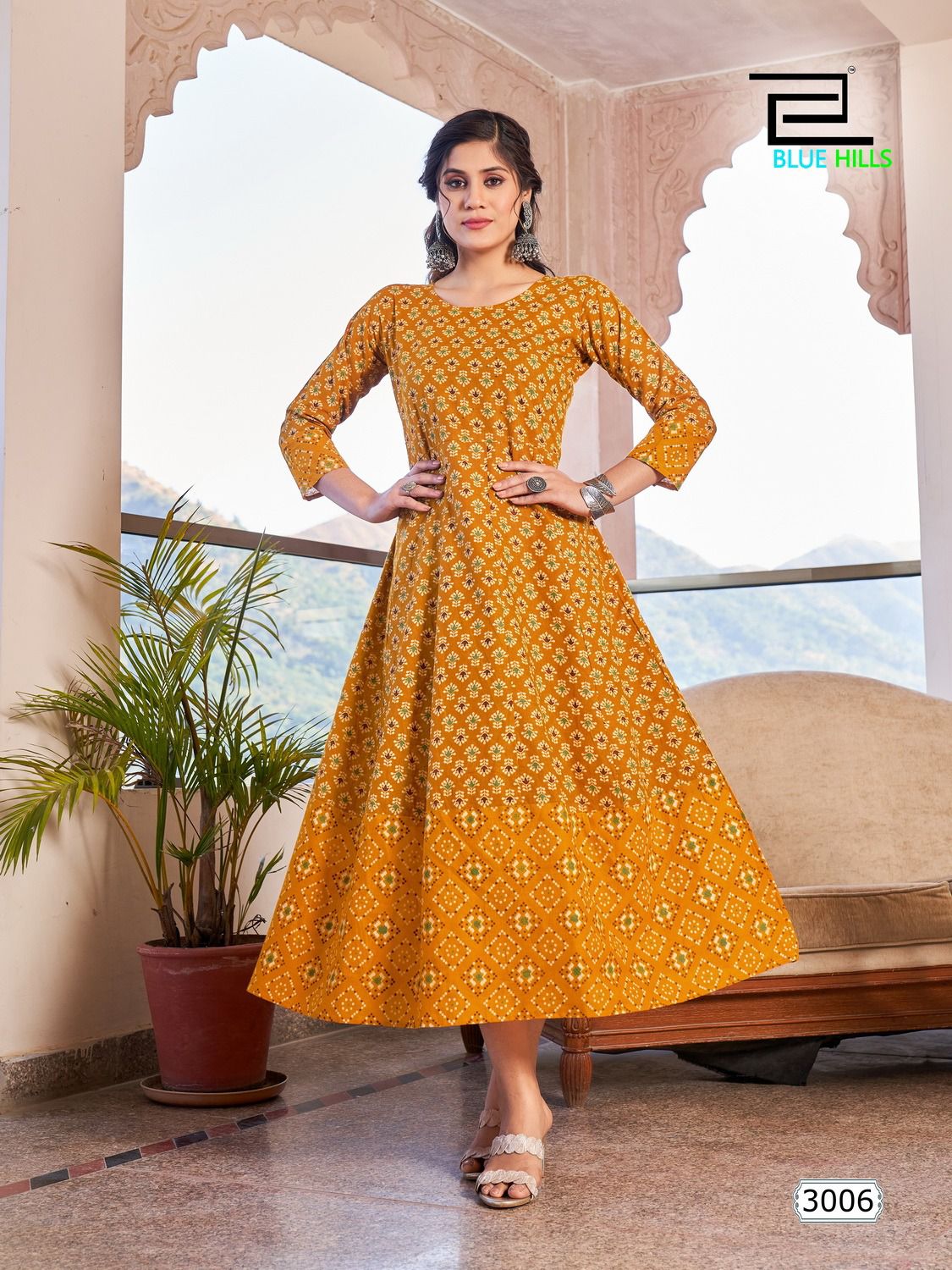 Rani Vol 3 By Blue Hills Anarkali Kurtis Catalog